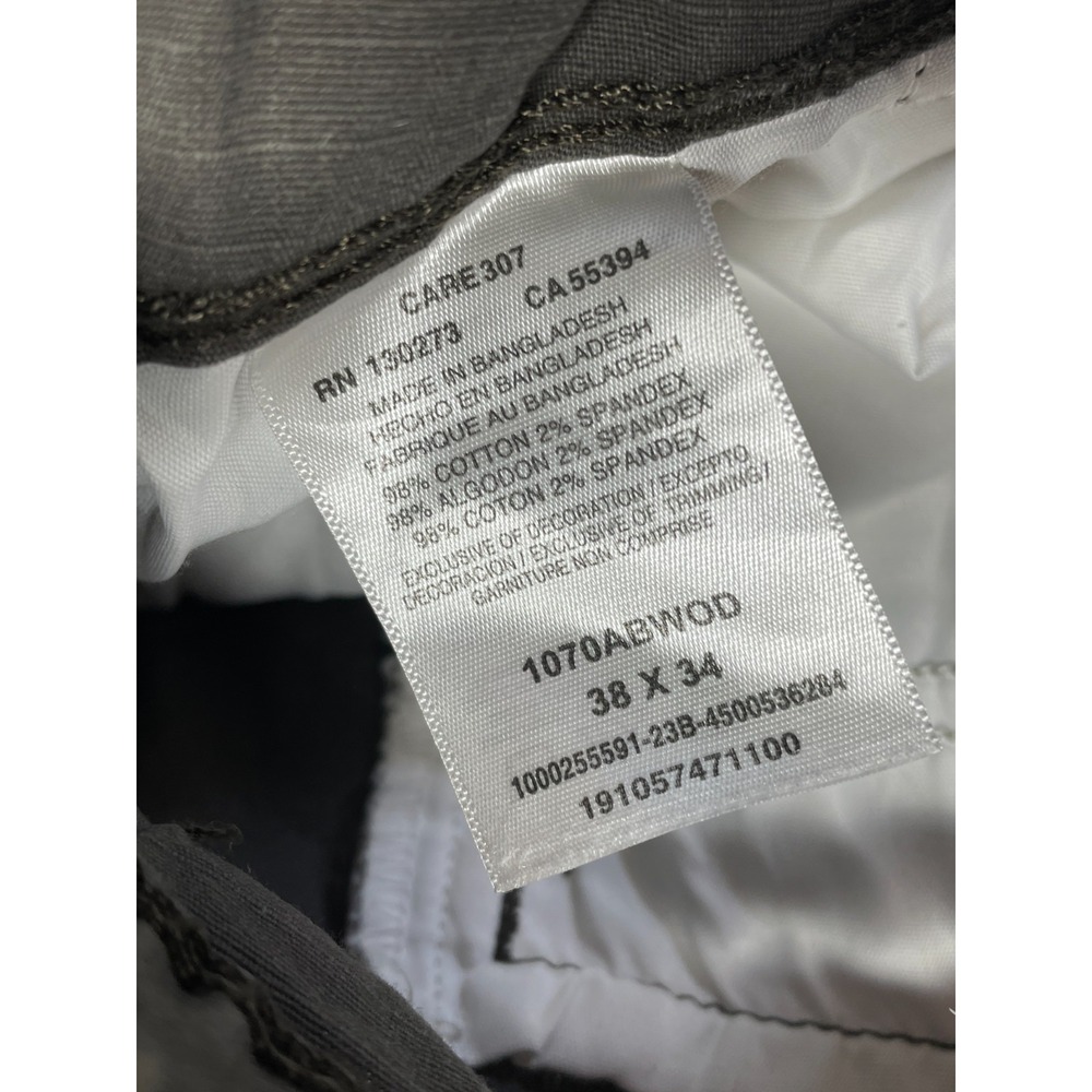 Wrangler Cargo Pants Men 38x34 Gray Relaxed Fit Hiking Outdoor Utility Work Wear - Picture 5 of 8